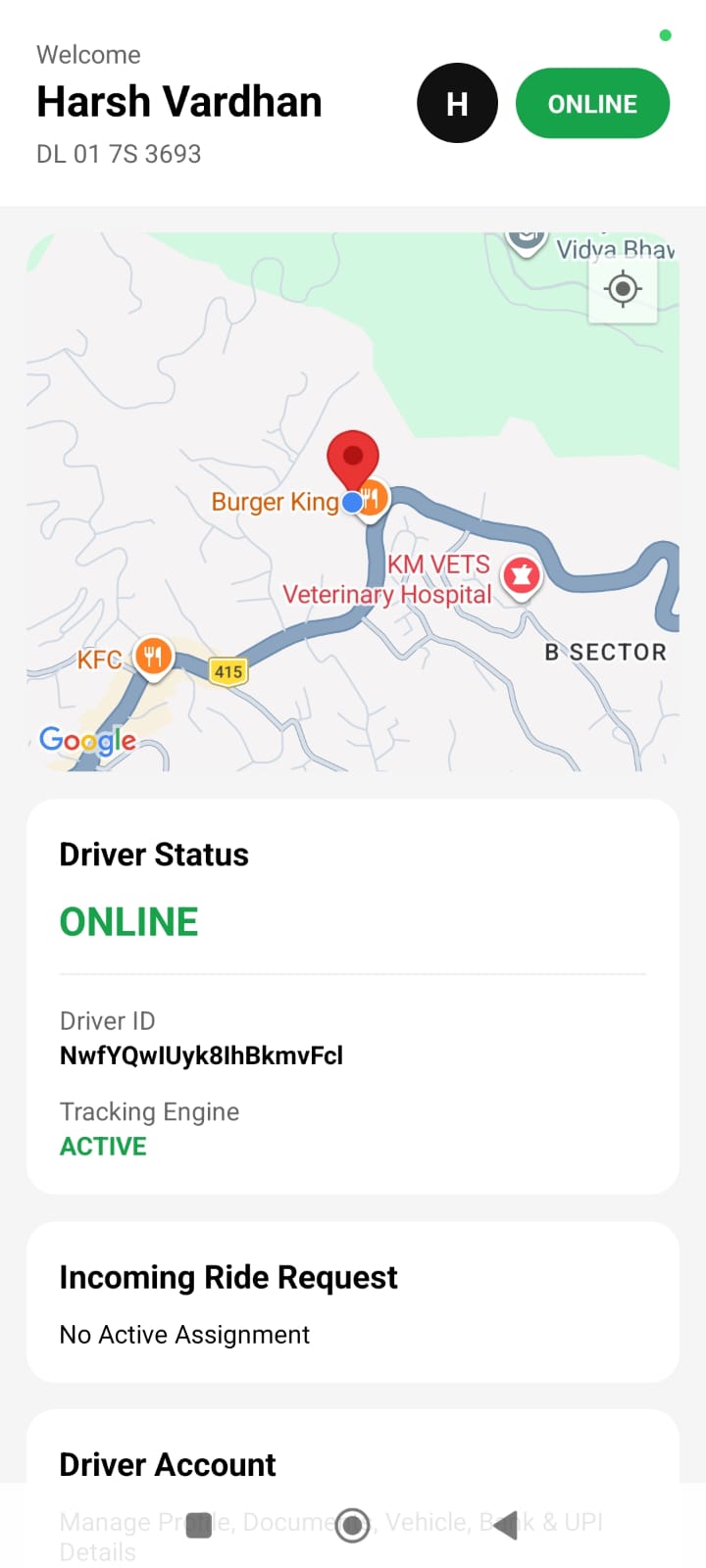 Driver App