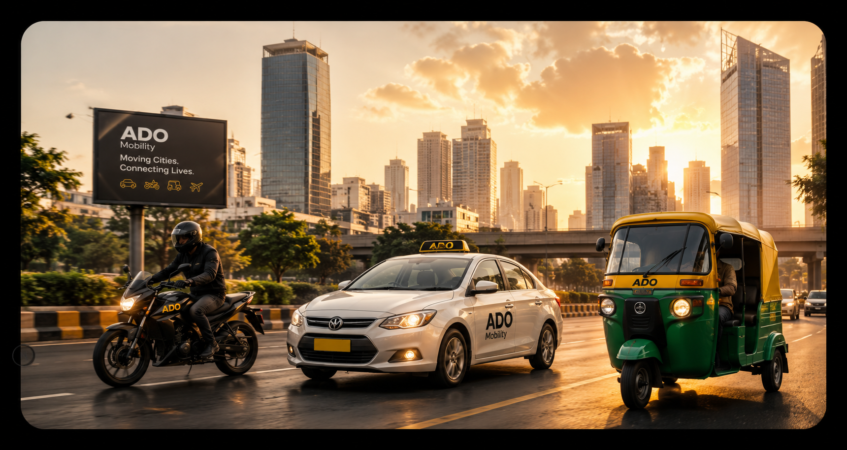 ADO Mobility cab service in Itanagar